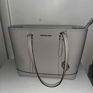 Michael Kors silver tote